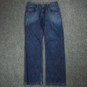 Smex Jeans Mens 32 Vintage Y2K Baggy Straight Relaxed Korean Denim Streetwear